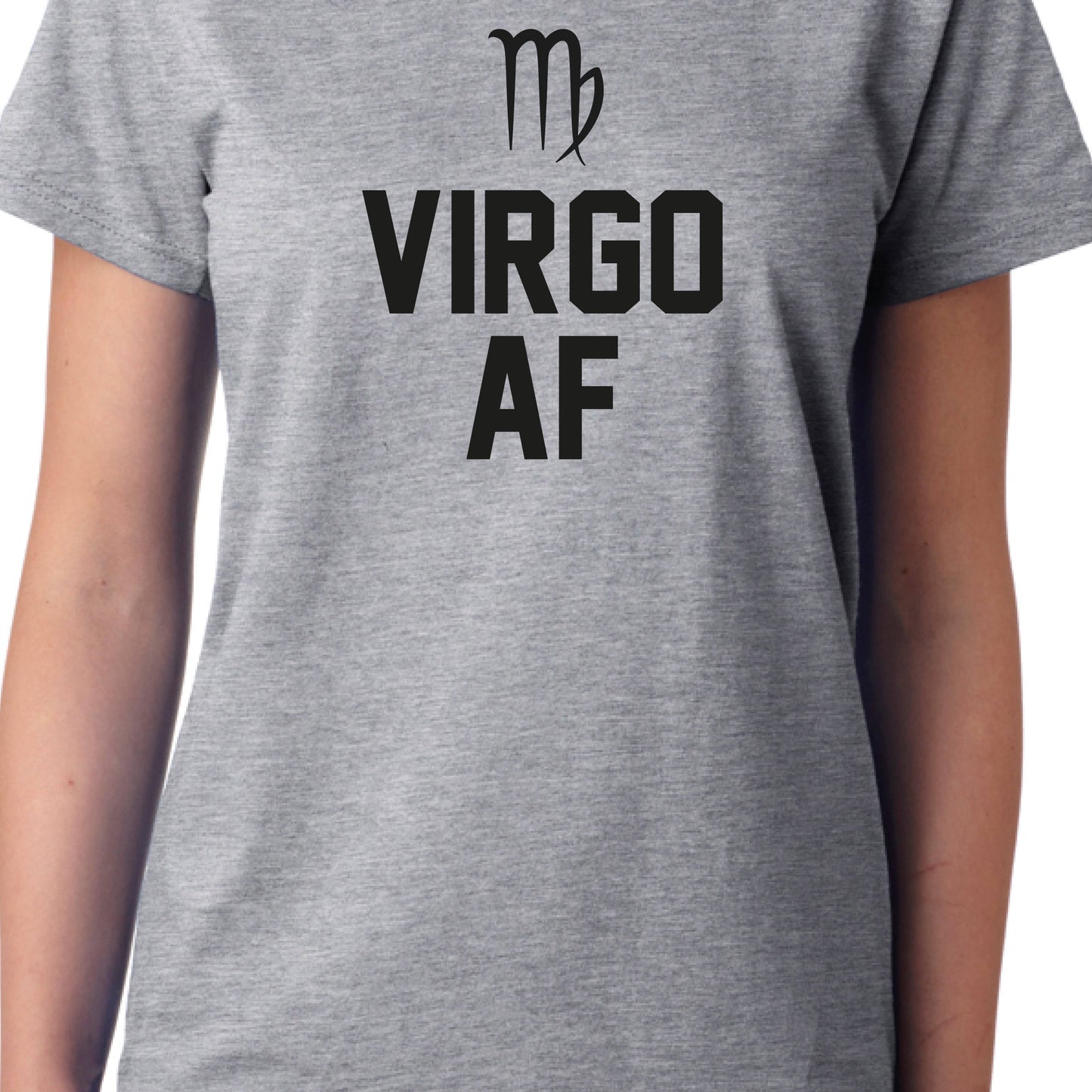 Virgo AF T-Shirt Funny Birthday Zodiac Gift Star Sign tshirt