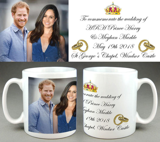 Royal Wedding of Prince Harry & Meghan Markle - Commemorative  Mug #1 10oz Ceramic Cup