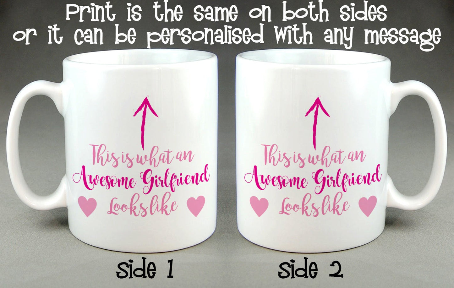 This is What an Awesome Girlfriend Looks Like Mug, Mother's Day, Valentine's Gift