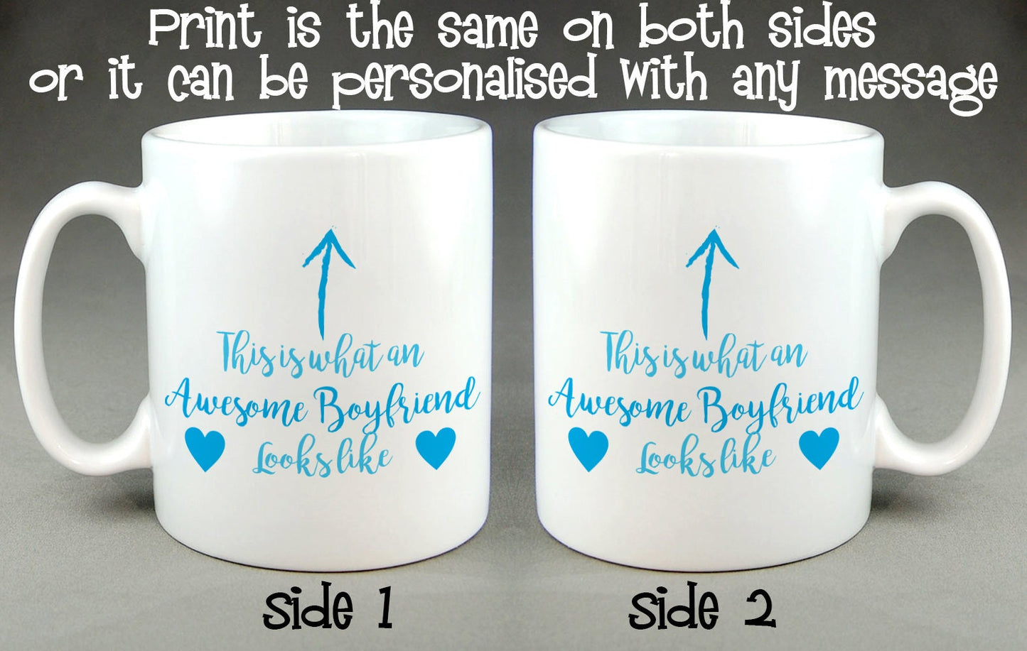 This is What an Awesome Boyfriend Looks Like Mug,Father's Day, Valentine's Gift