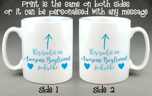 This is What an Awesome Boyfriend Looks Like Mug,Father's Day, Valentine's Gift