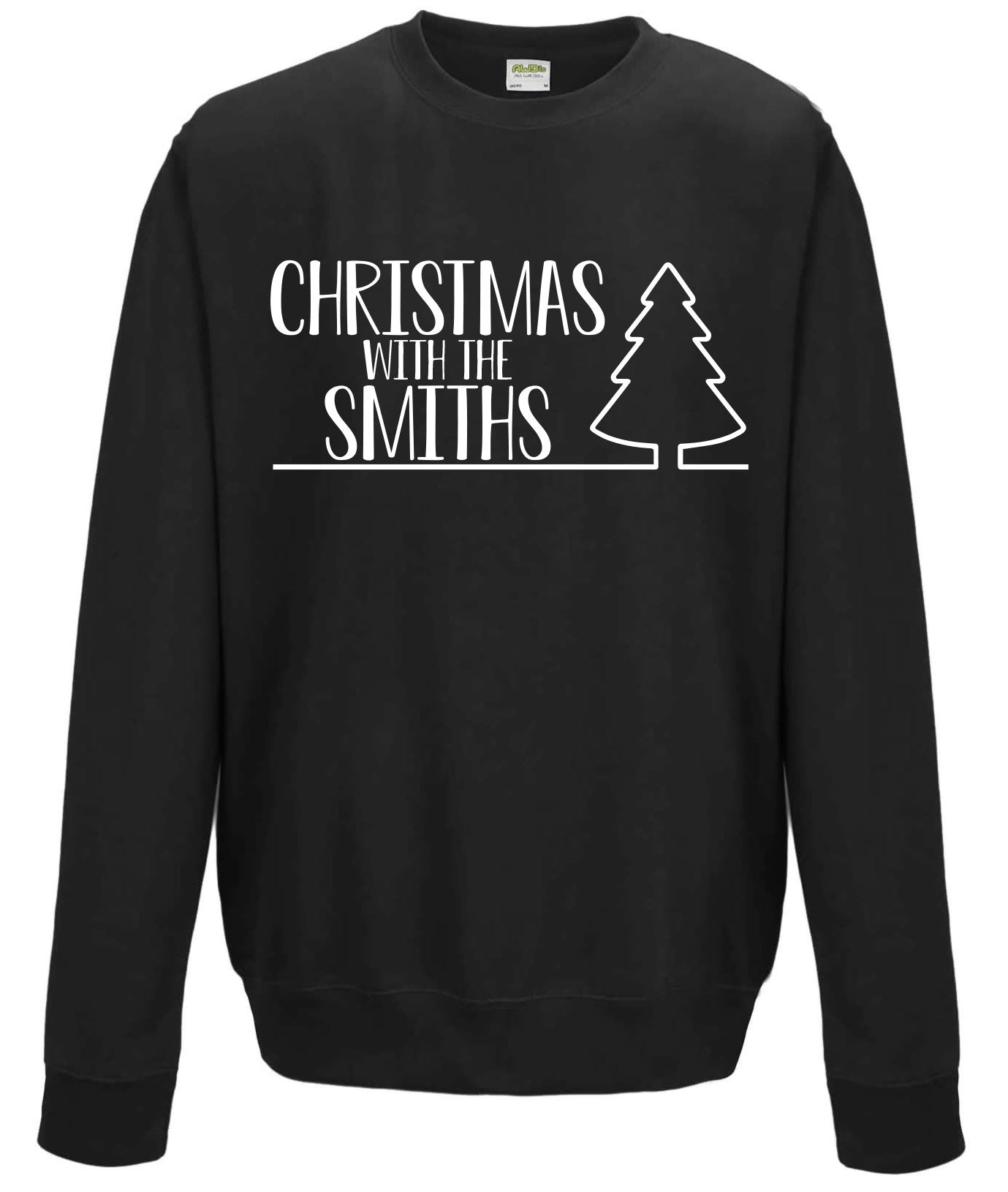 Christmas with the (Any Name) Personalised Sweatshirt JH030