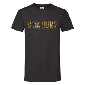 U OK HUN? Leopard Print T-Shirt - Funny Cool Ladies or Mens (unisex)
