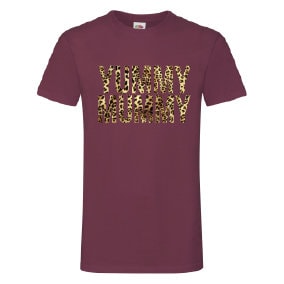 YUMMY MUMMY Leopard Print T-Shirt - Funny Cool Ladies or Mens (unisex)