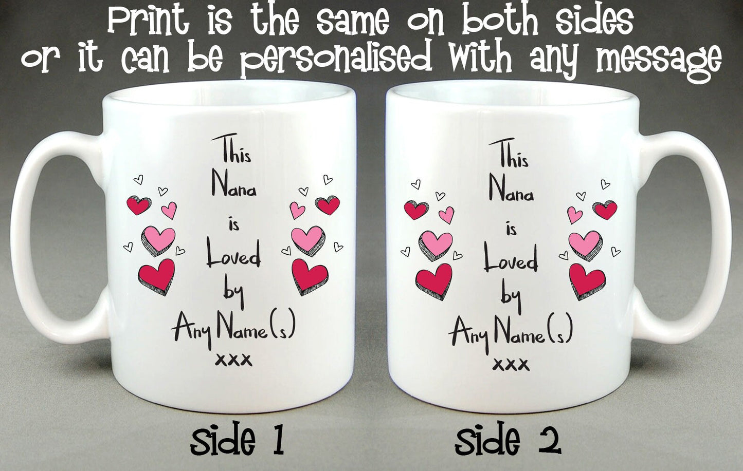 This Nana Is Loved By (Any Name) Personalised Mug Mother's Day Gift