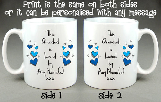 This Grandad Is Loved By (Any Name) Personalised Mug Father's Day Birthday Gift