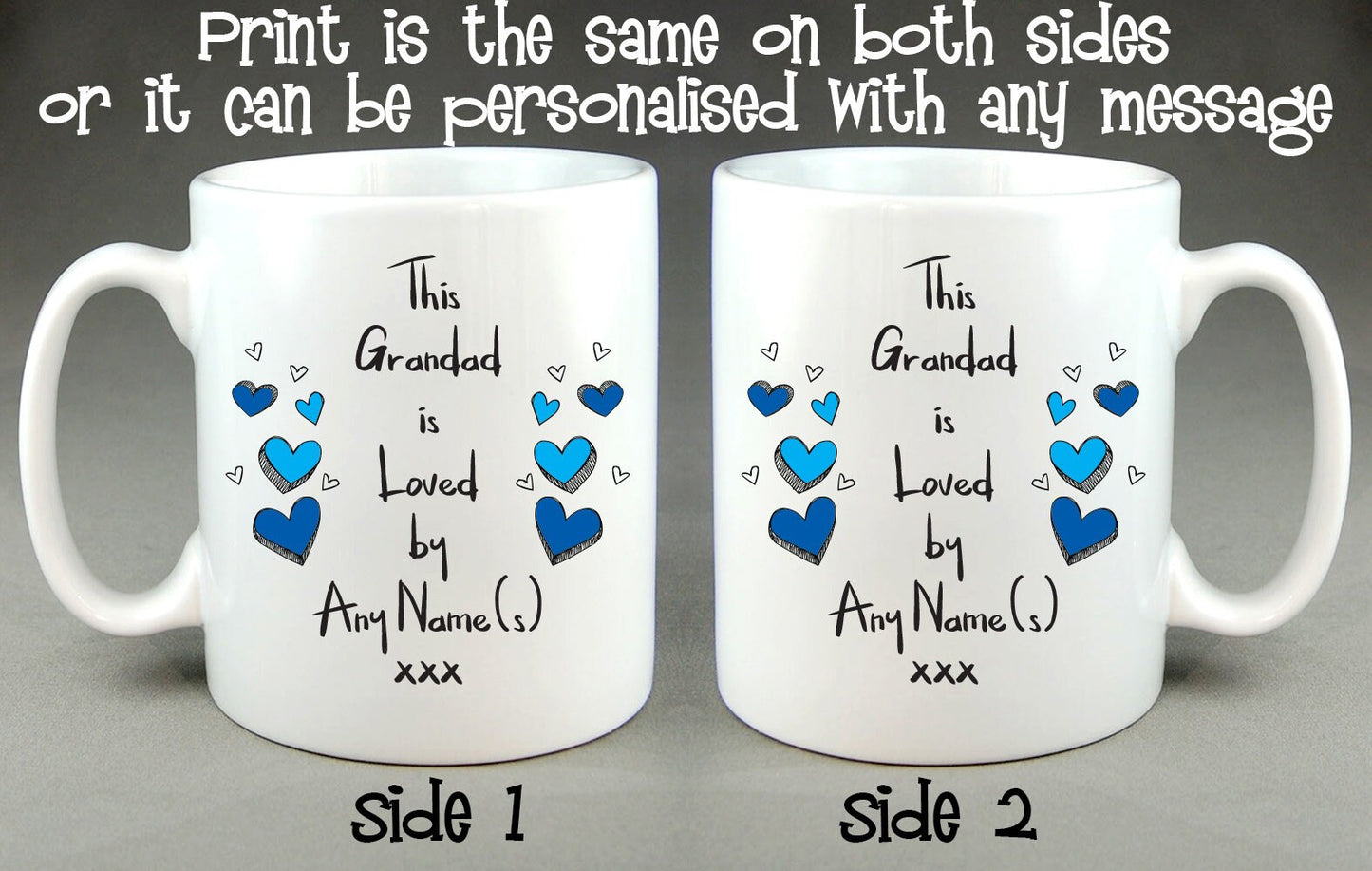 This Grandad Is Loved By (Any Name) Personalised Mug Father's Day Birthday Gift