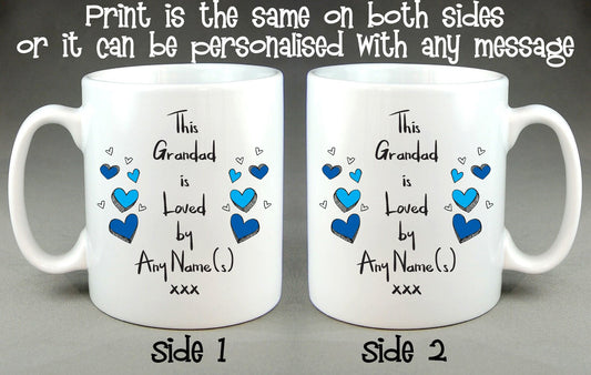 This Grandad Is Loved By (Any Name) Personalised Mug Father's Day Birthday Gift