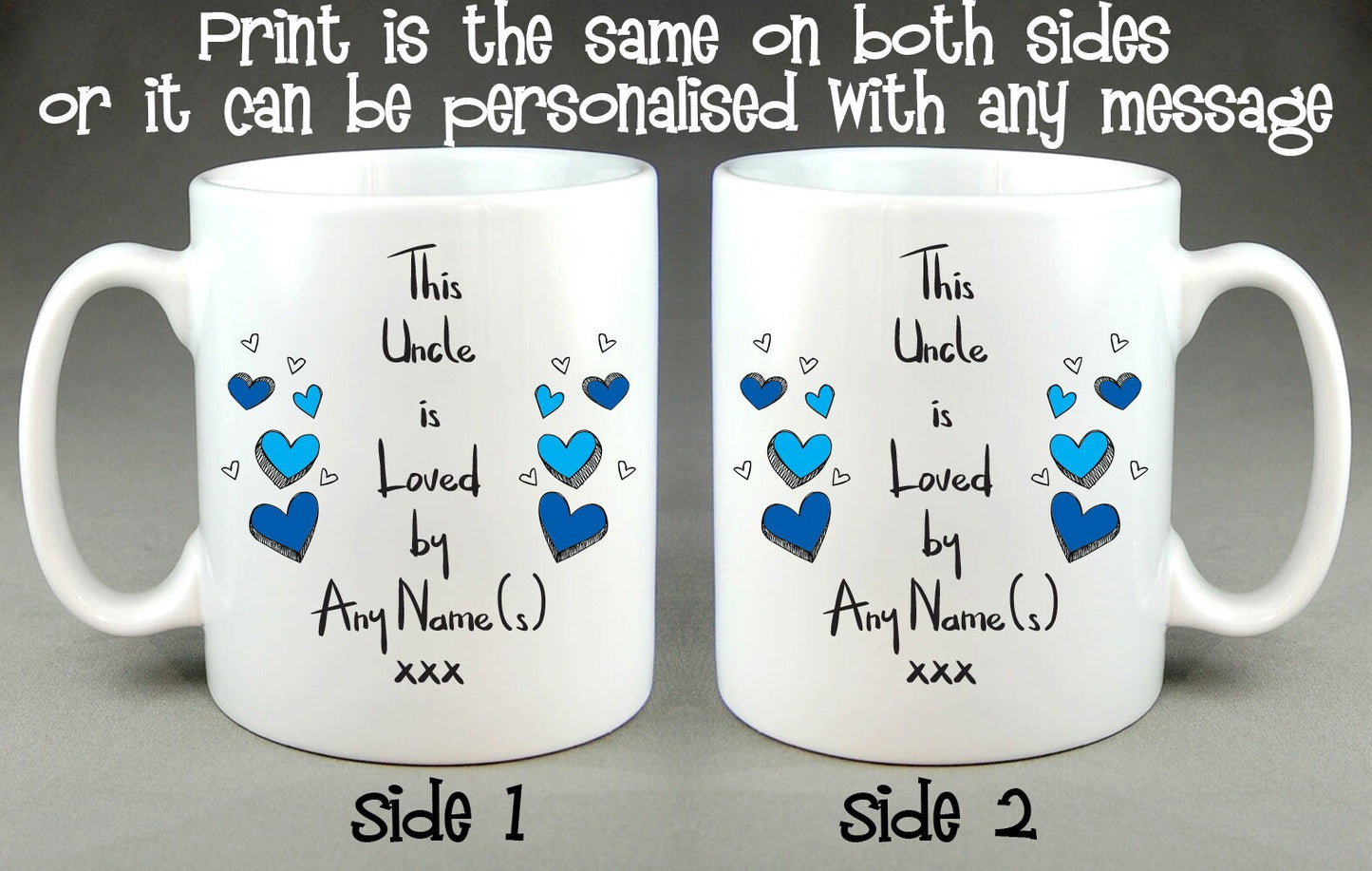 This Uncle Is Loved By (Any Name) Personalised Mug Father's Day Birthday Gift