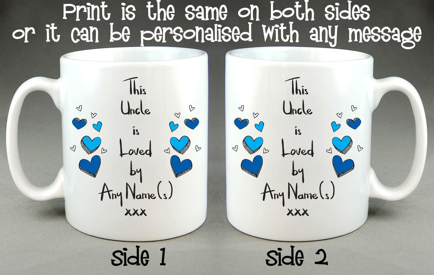 This Uncle Is Loved By (Any Name) Personalised Mug Father's Day Birthday Gift
