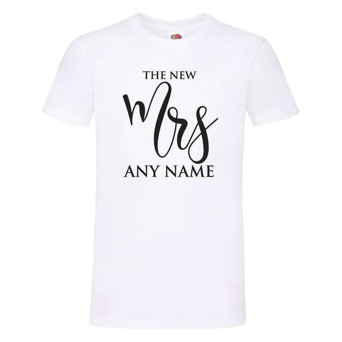 The New Mrs (Any Name) Personalised T-Shirt