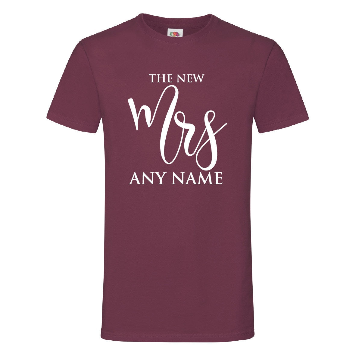 The New Mrs (Any Name) Personalised T-Shirt