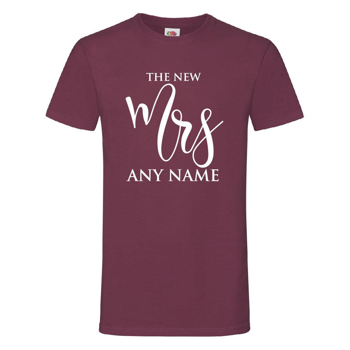 The New Mrs (Any Name) Personalised T-Shirt