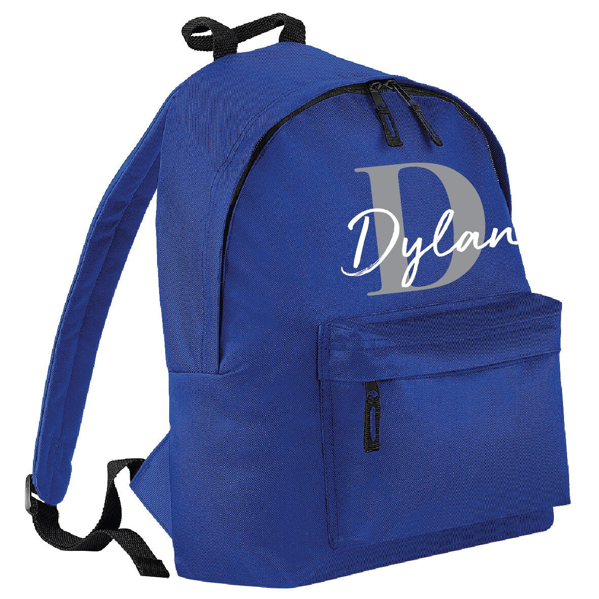 Kids Personalised Name + Letter School Bag BG125J - Any Name, Customised