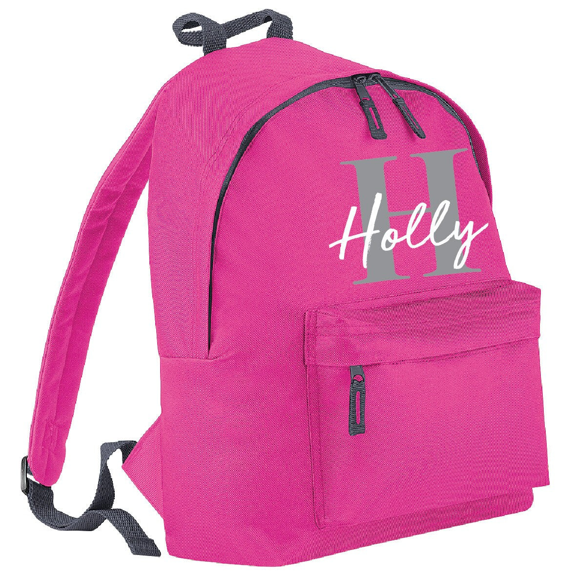 Kids Personalised Name + Letter School Bag BG125J - Any Name, Customised
