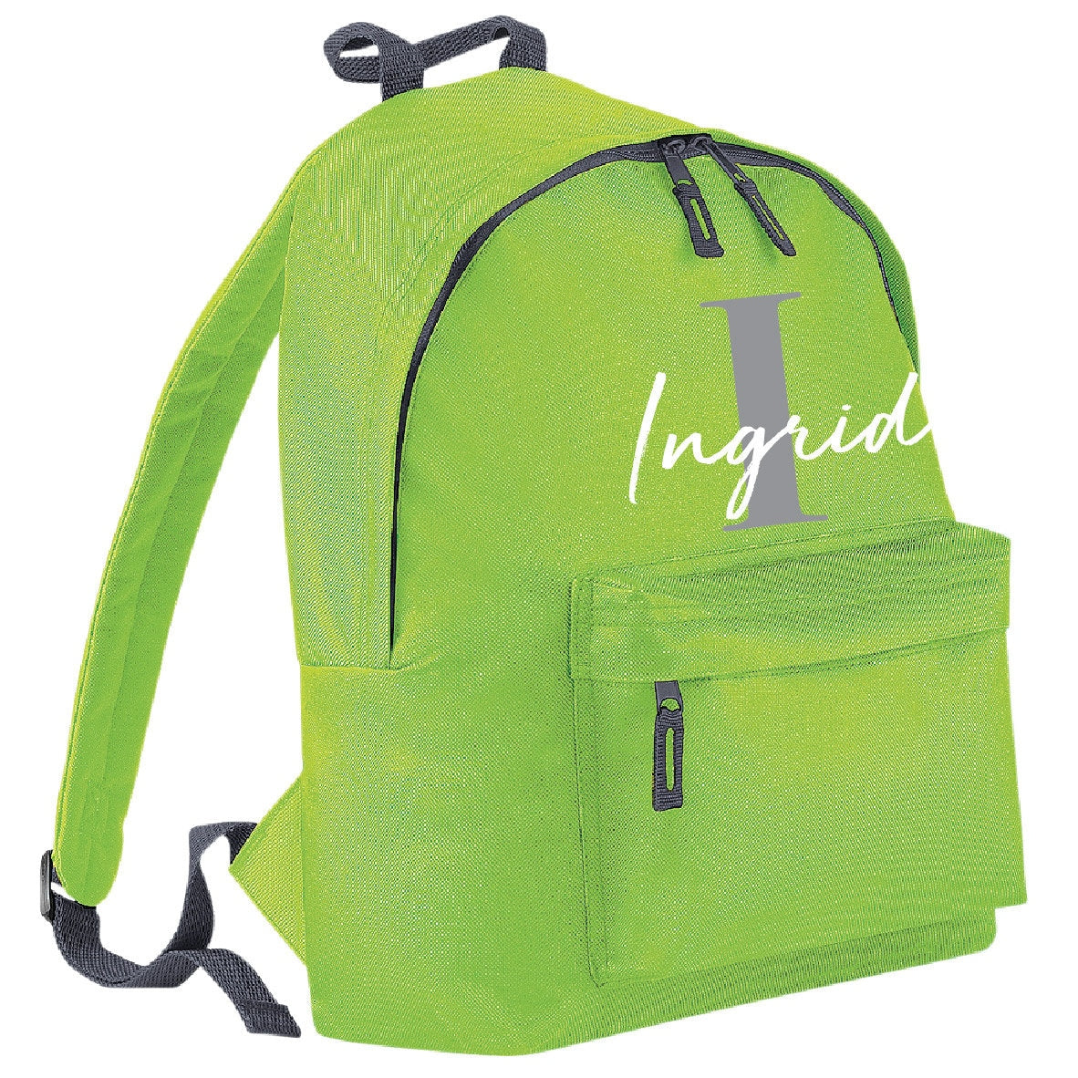 Kids Personalised Name + Letter School Bag BG125J - Any Name, Customised