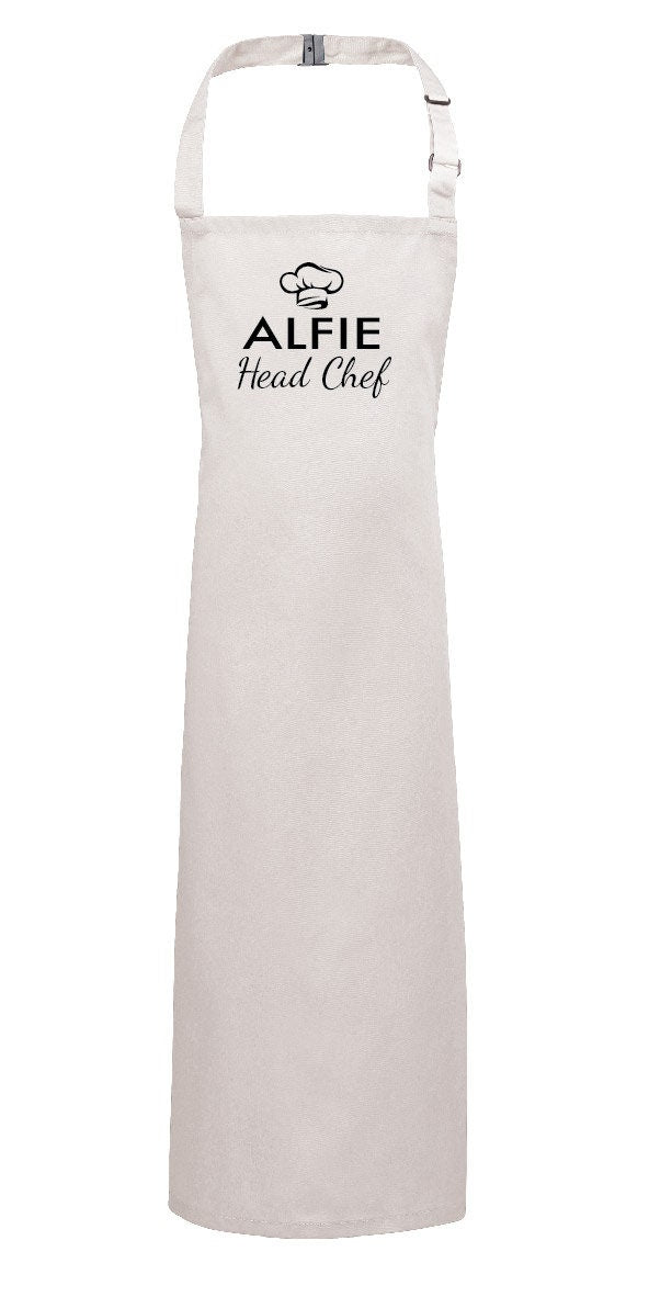 Personalised Kids "Head Chef" Apron PR149 - Customised with any name