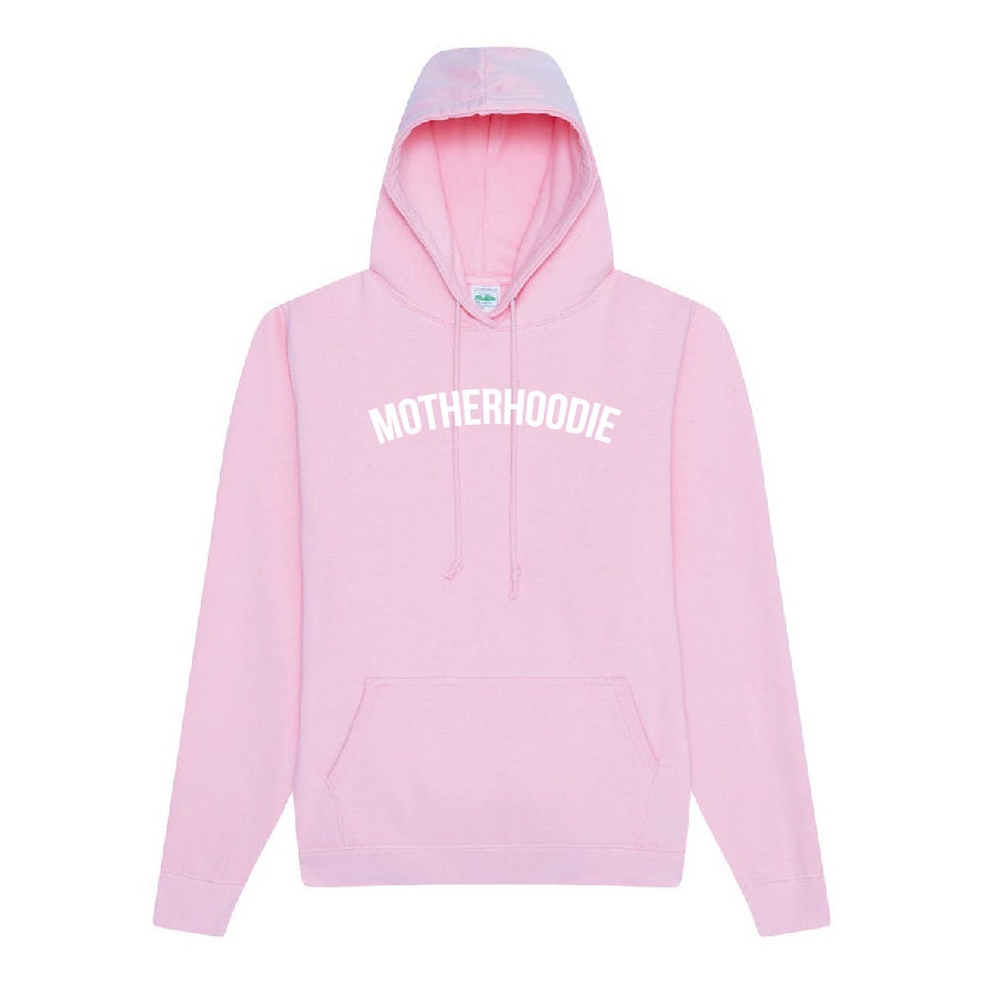 MOTHERHOODIE JH001F Girlie Hoodie - Cool Funny Jumper Mum Mother's Day Christmas