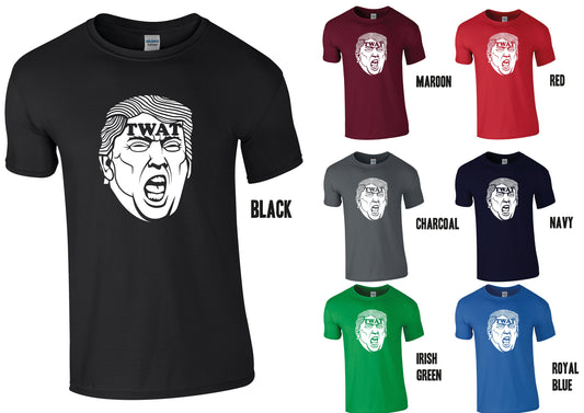 Trump Twat Head T-Shirt - USA Biden Anti Donald Democrat
