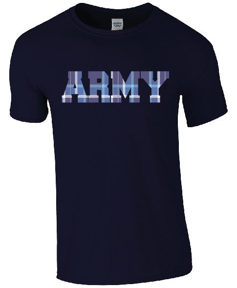 Tartan Army Scotland 2021 T-Shirt | Euro Scottish Tartan Print Tshirt | Tartan Tee