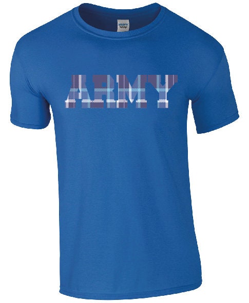 Tartan Army Scotland 2021 T-Shirt | Euro Scottish Tartan Print Tshirt | Tartan Tee