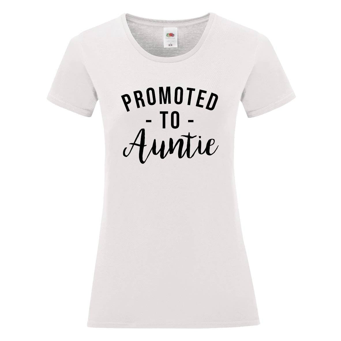 Promoted to Auntie T-Shirt | New Aunt Gift Tee |
