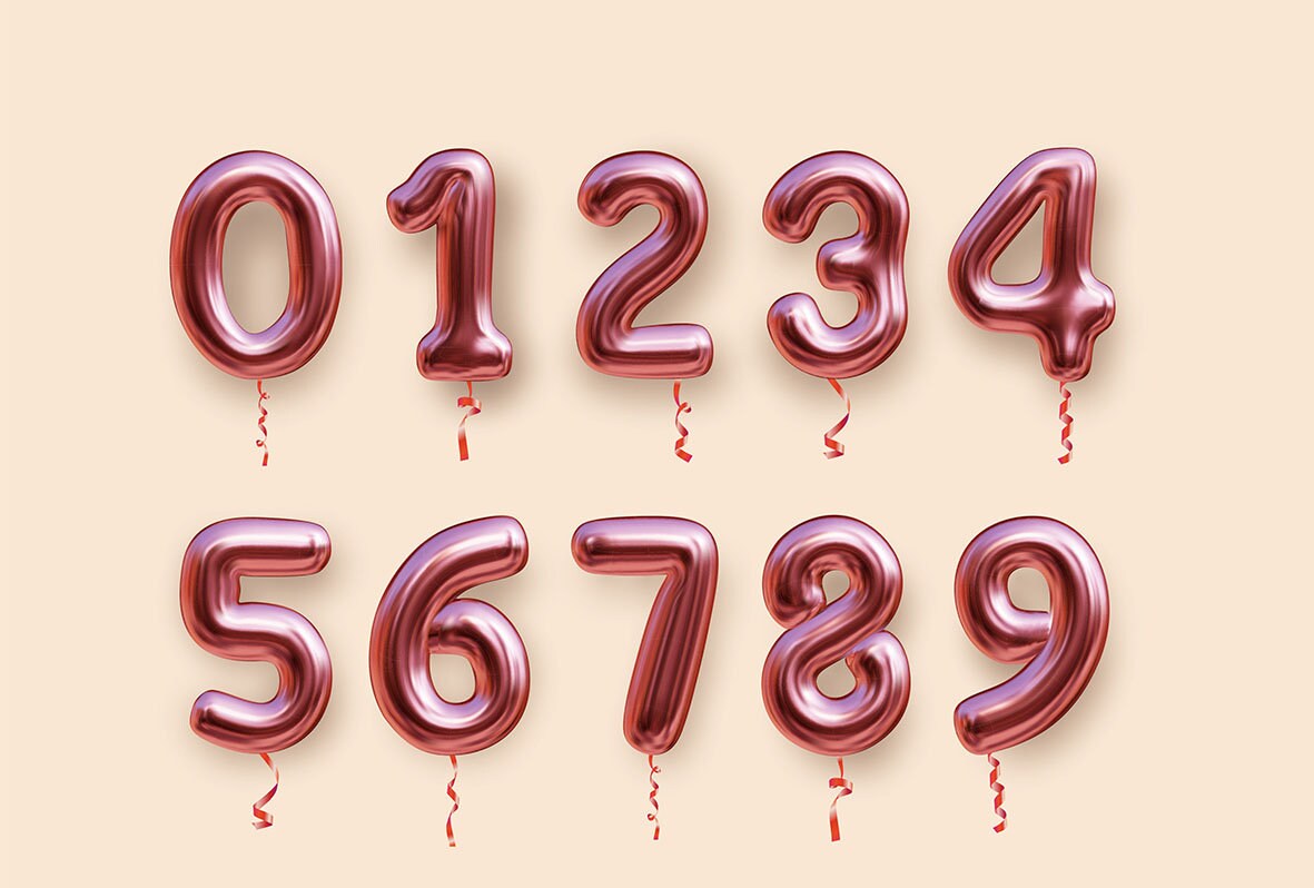 Rose Gold Balloon Numbers Any Age Birthday Gift | Cute Cool Cup 13th 16th 18th 21st 30th 40th 50th 60th