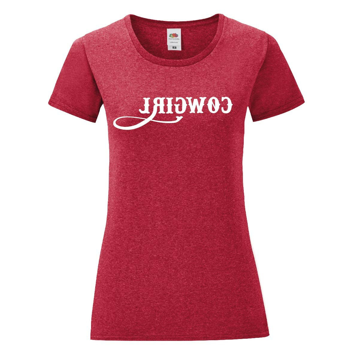 Reverse Cowgirl T-Shirt | Funny Rude Slogan Tee | Mirrored Selfie