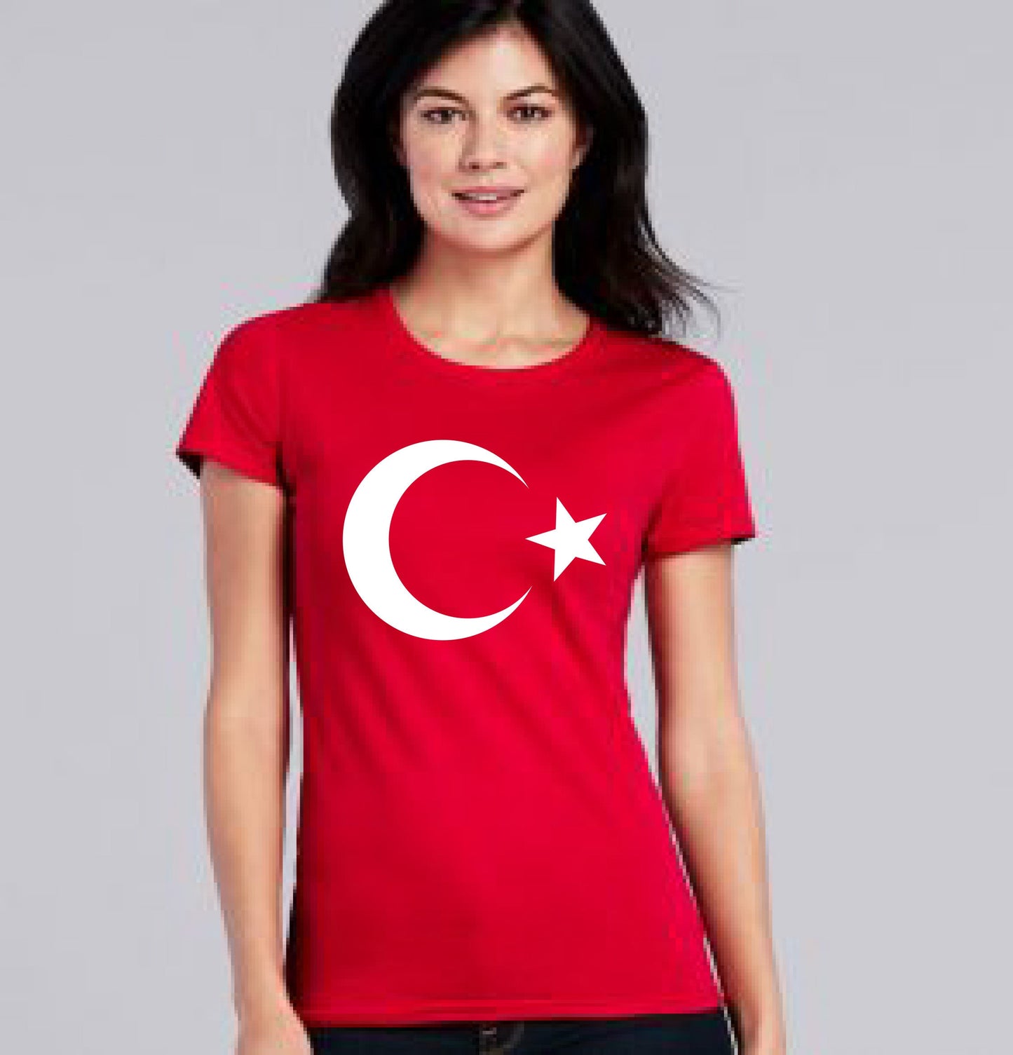 Turkey Flag T-Shirt | Turkish flag tee | Footbal Red shirt