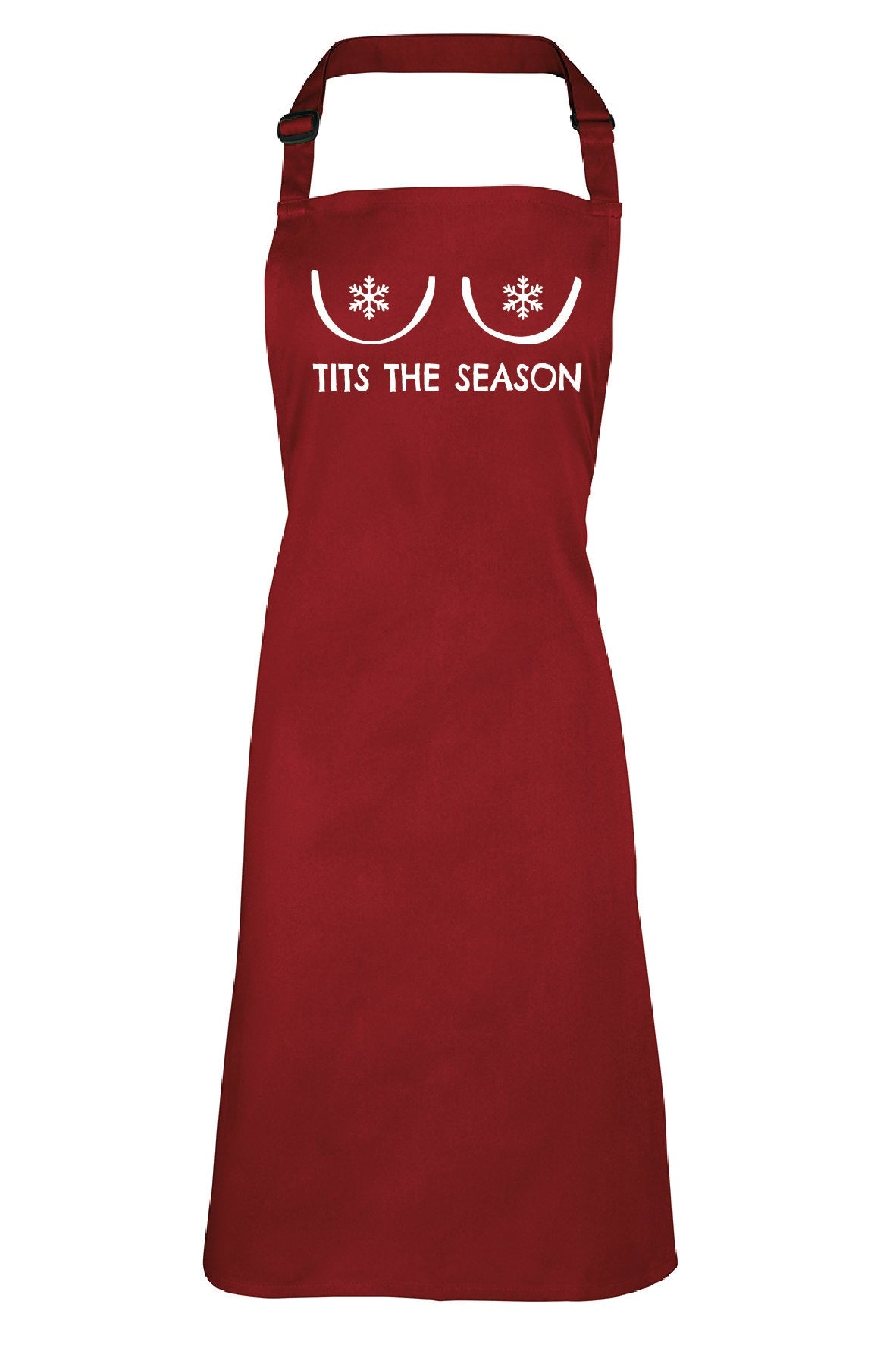 Tits the Season B Apron PR150 | Funny Rude Christmas Apron | Xmas Dinner | Kitchen | Boobs