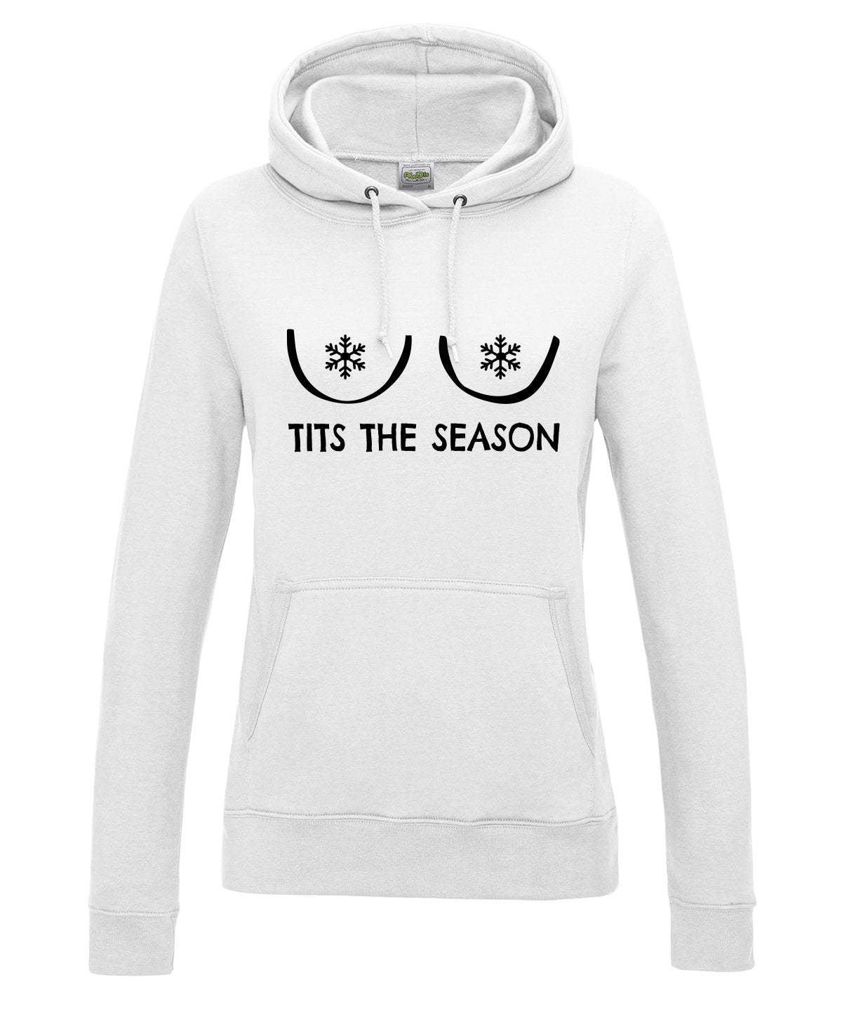Tits The Season B Hoodie Cartoon Boobs JH001/JH001F Funny Rude Alternative Christmas Jumper Sweater Xmas Hooded Top