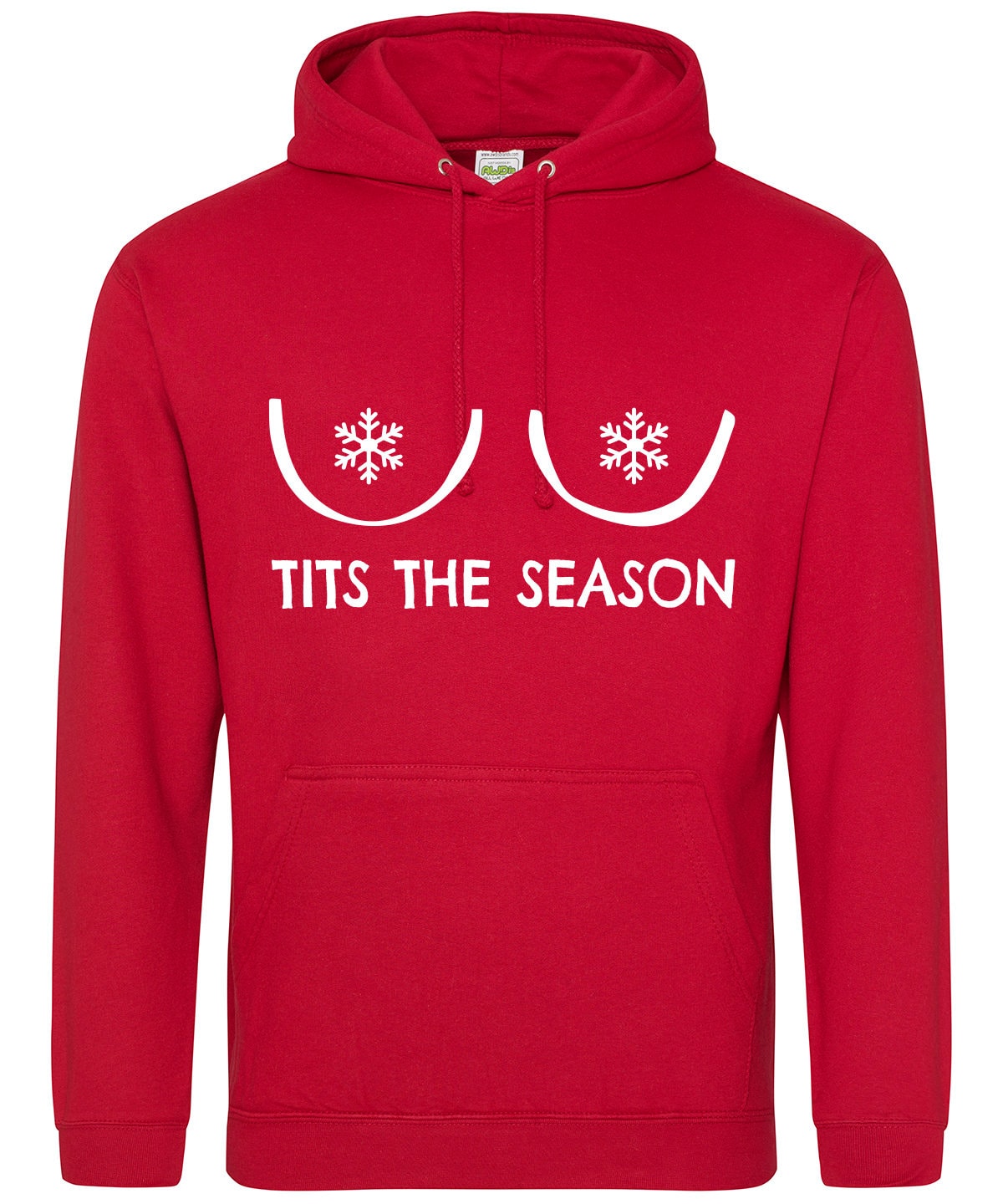 Tits The Season B Hoodie Cartoon Boobs JH001/JH001F Funny Rude Alternative Christmas Jumper Sweater Xmas Hooded Top