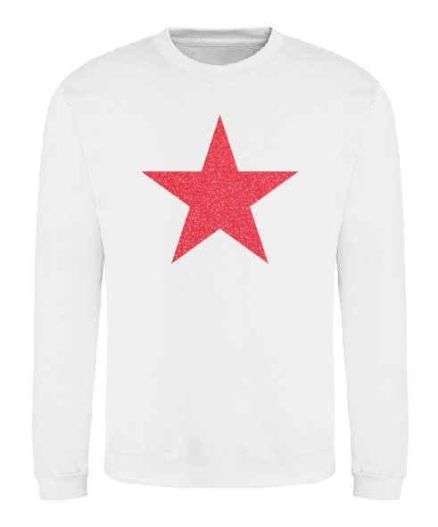 Glitter Star Sweatshirt JH030 Pastel Colours Jumper Pastel Colours Sweater