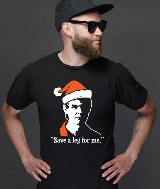 Jeffrey Dahmer Save a Leg For Me Christmas T-Shirt - Halloween Creepy Tee