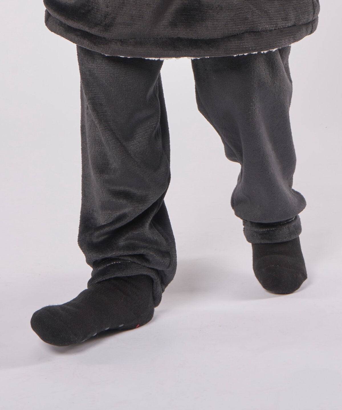 RI009 The kids Ribbon luxury Eskimo-style fleece socks | Fluffy Socks | Non Slip Socks
