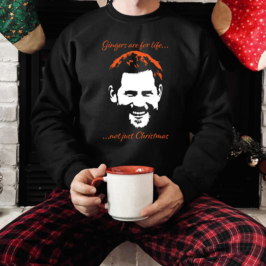 Prince Harry Gingers Are for Life Not Just Christmas RX301 Sweatshirt Funny Christmas Jumper Red or Black |