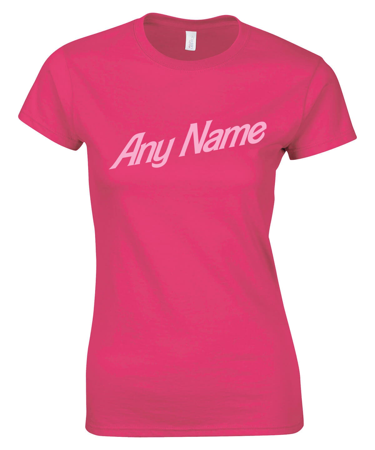 PINK personalised Tshirt with any name or slogan | Pink Tee | Pink Clothes | Customised Tee