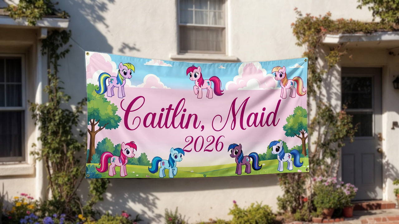 Custom PVC Outdoor Banner for Weddings, Gala Days, Businesses, Birthdays, Events, etc. - Supply your own file or let us design it for you.