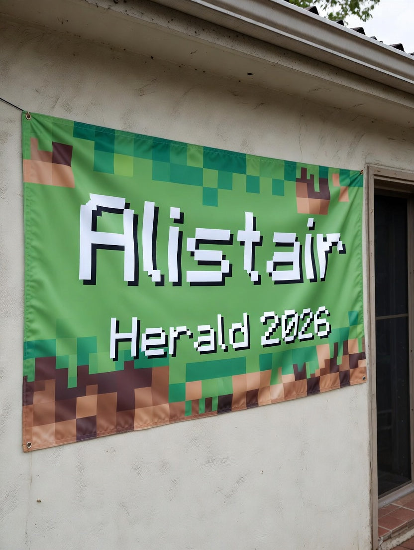 Custom PVC Outdoor Banner for Weddings, Gala Days, Businesses, Birthdays, Events, etc. - Supply your own file or let us design it for you.