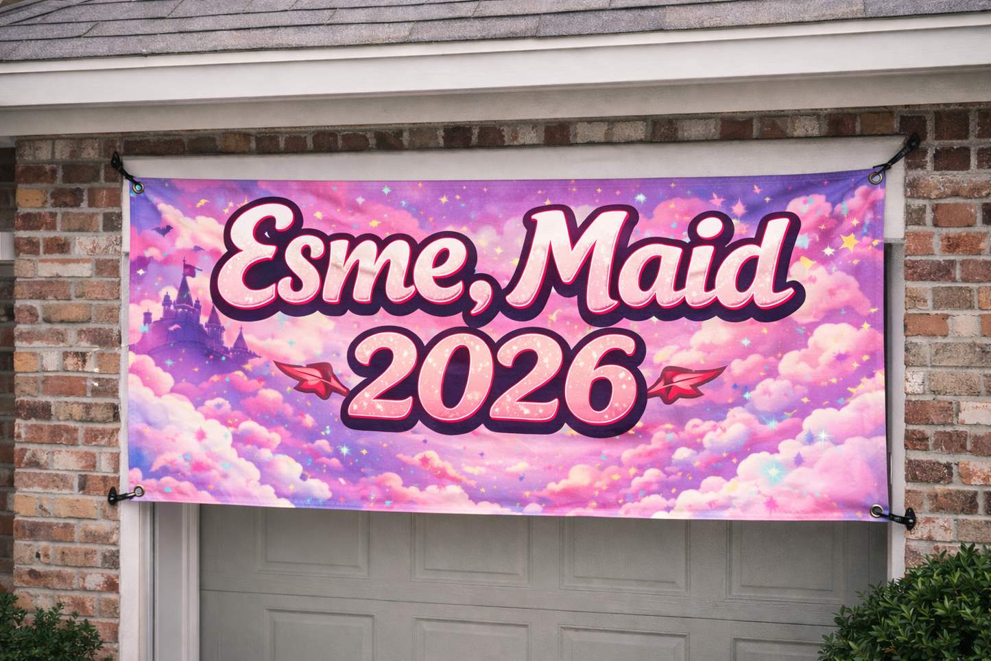 Custom PVC Outdoor Banner for Weddings, Gala Days, Businesses, Birthdays, Events, etc. - Supply your own file or let us design it for you.