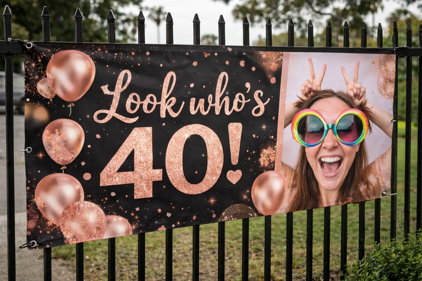 Custom PVC Outdoor Banner for Weddings, Gala Days, Businesses, Birthdays, Events, etc. - Supply your own file or let us design it for you.