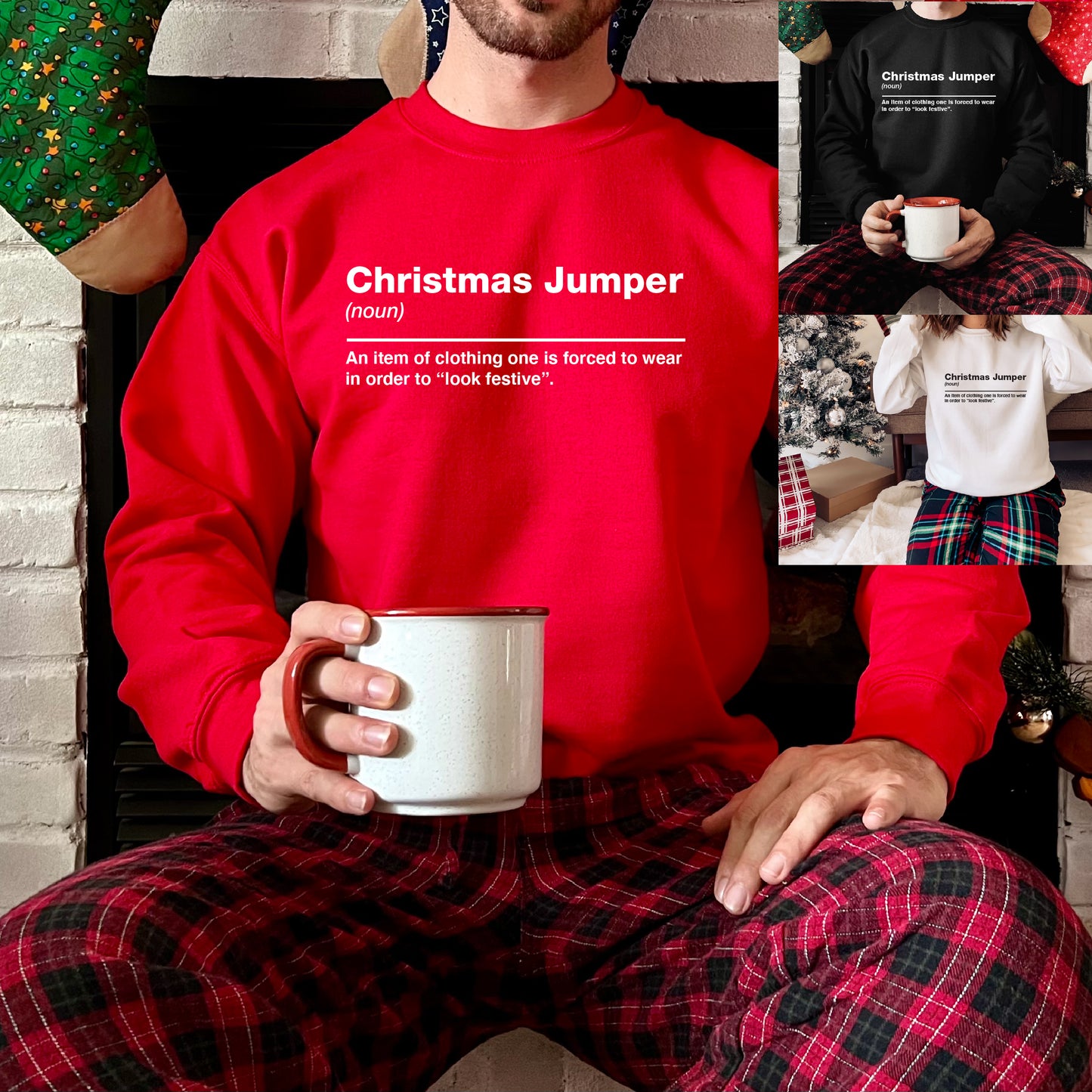 Christmas Jumper Sarcastic Definition RX301 Funny Bah Humbug Christmas Sweatshirt Jumper Sweater | Christmas Jumper | Christmas Definition