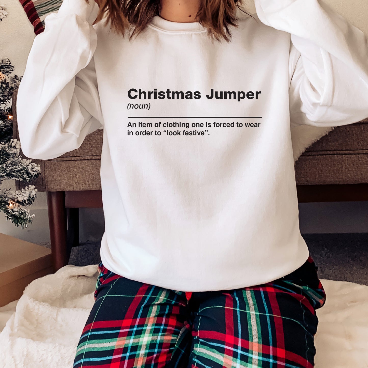 Christmas Jumper Sarcastic Definition RX301 Funny Bah Humbug Christmas Sweatshirt Jumper Sweater | Christmas Jumper | Christmas Definition