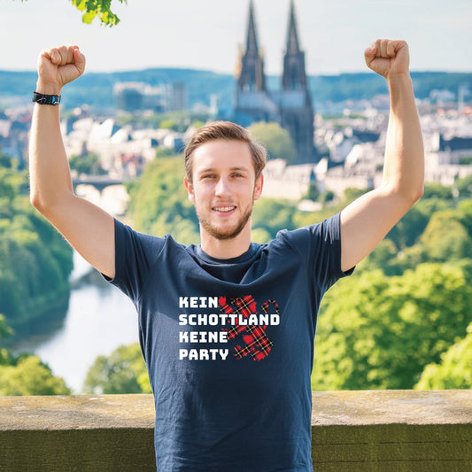 Tartan Lion Kein Schottland Keine Party 2024 T-Shirt | No Scotland No Party Scottish Scotland Football Tee TShirt | Germany