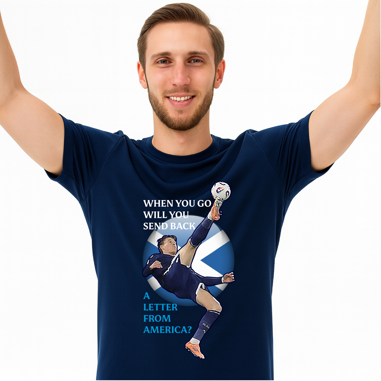 Letter From America McTominay Overhead Kick Scotland 2026 TShirt - World Cup USA MEX CAN