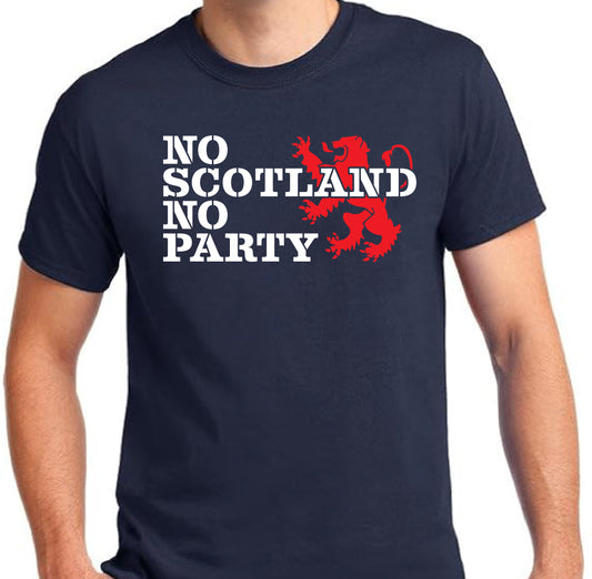 No Scotland No Party 2024 B T-Shirt | No Scotland No Party Scottish Scotland Football Tee TShirt | Germany Euros 2024