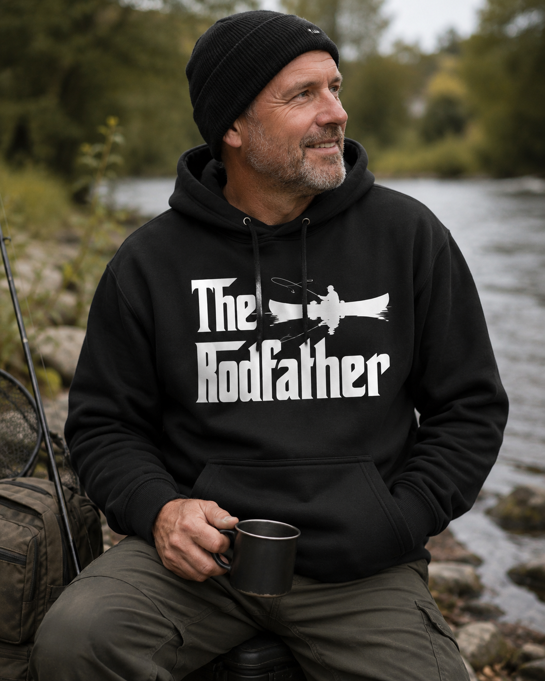 The Rodfather Hoodie RX350 - Gift for Angler / Fisherman