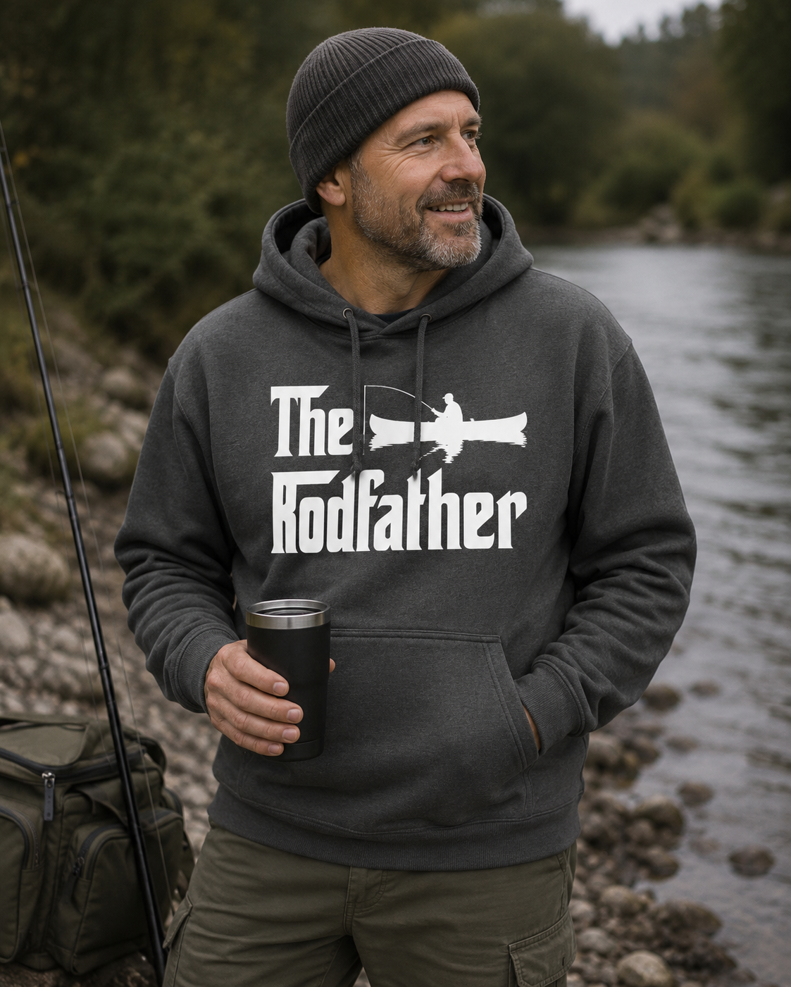 The Rodfather Hoodie RX350 - Gift for Angler / Fisherman
