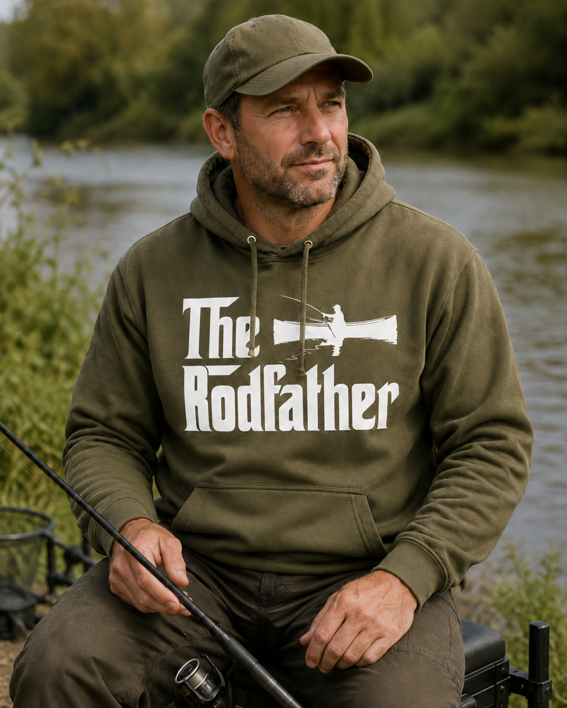 The Rodfather Hoodie RX350 - Gift for Angler / Fisherman