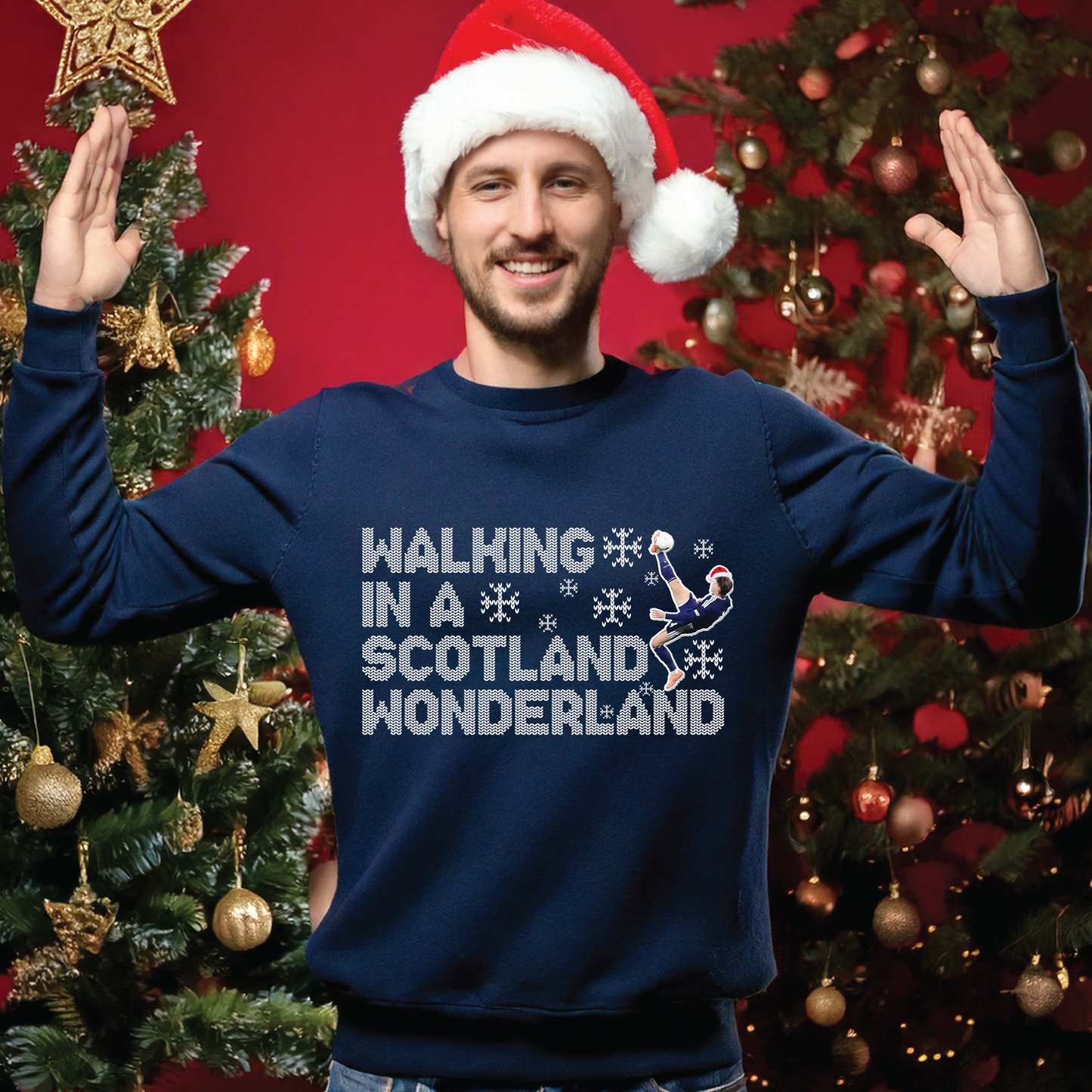 Walking in a Scotland Wonderland Christmas Sweatshirt RX301 | Scottish Christmas Jumper | Scottish Christmas Jumper